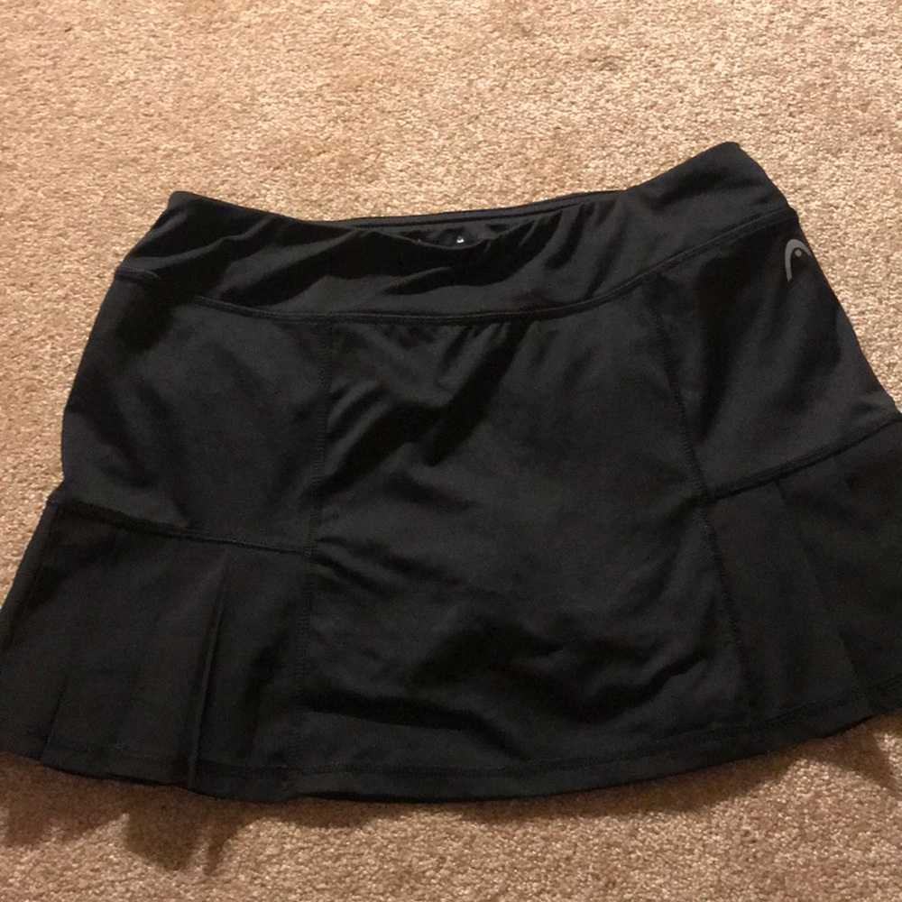 Black tennis skirt